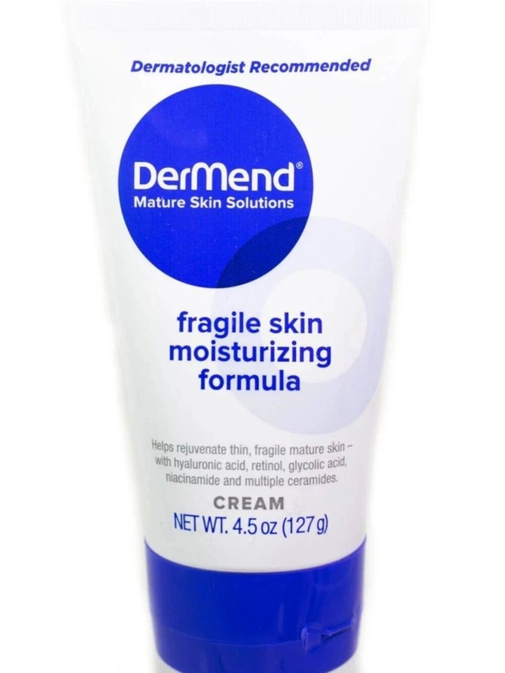 Dermend Fragile Skin Moisturizing Formula Cream 4.5 oz